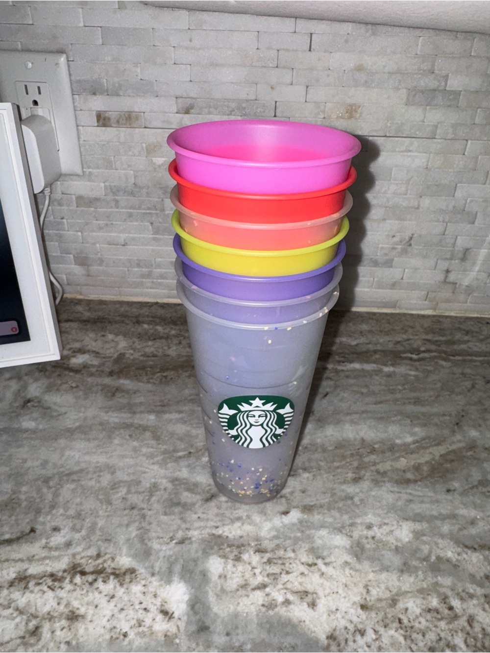 Reusable Starbucks cups